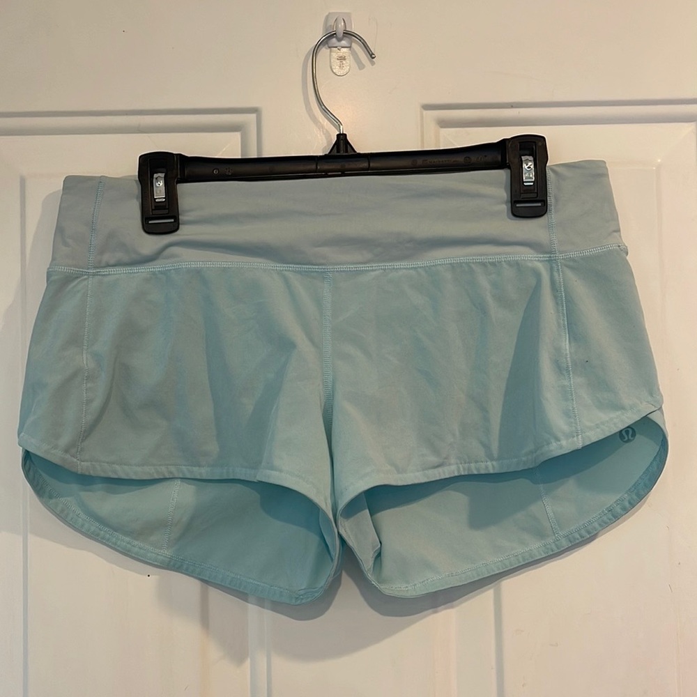Lululemon Blue Speed Up Shorts